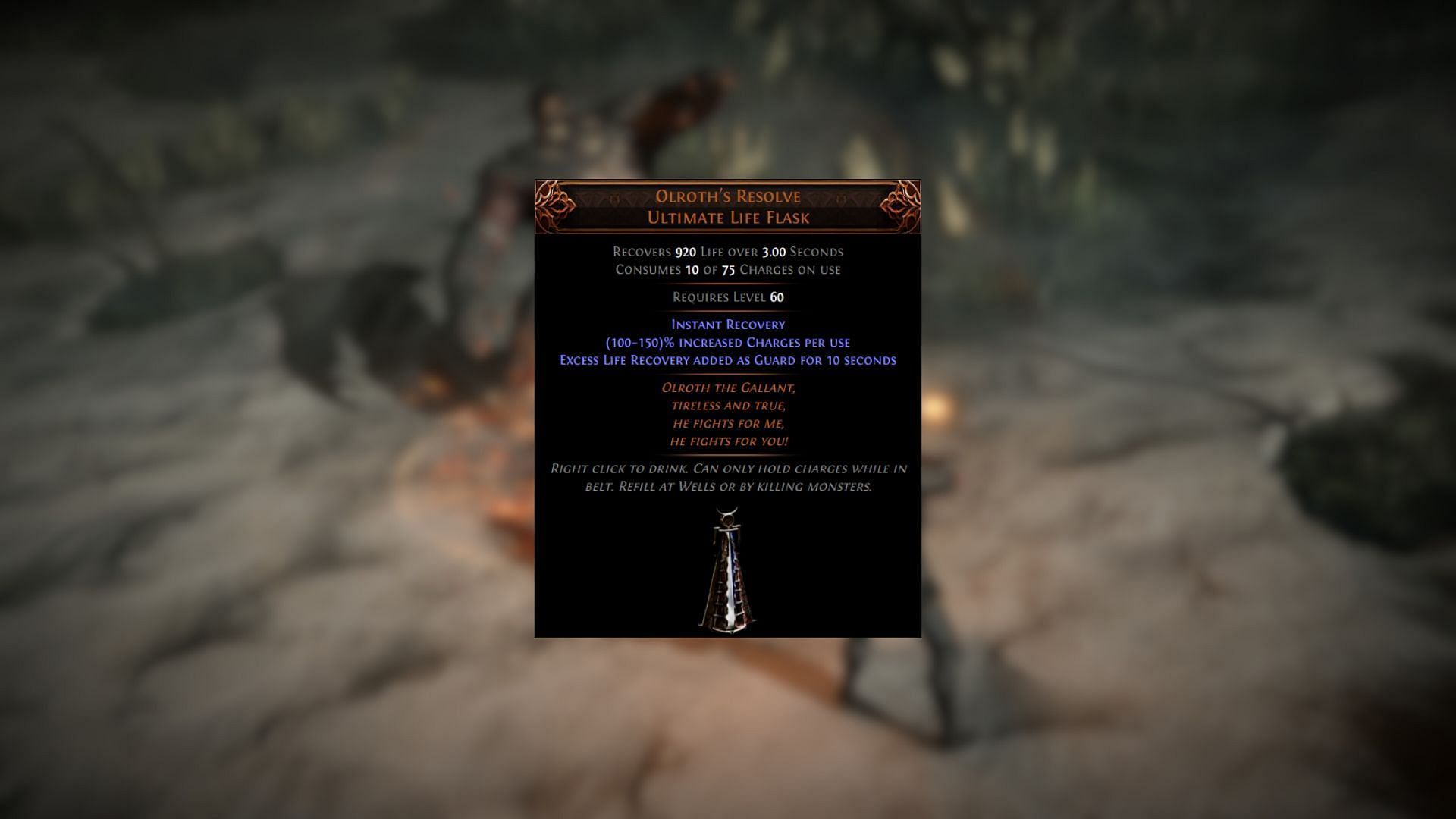 Olroth's Resolve (Image via Grinding Gear Games)